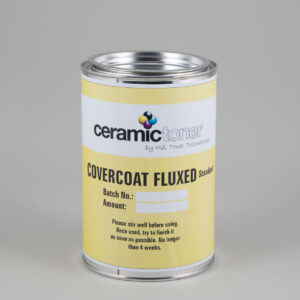 Ceramictoner 标准釉面漆 Covercoat Fluxed Standard 为罐装，适用于瓷器和陶瓷。涂层呈淡黄色